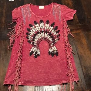 Fringe top